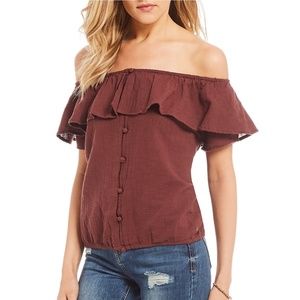 Desert Escape Off Shoulder Top